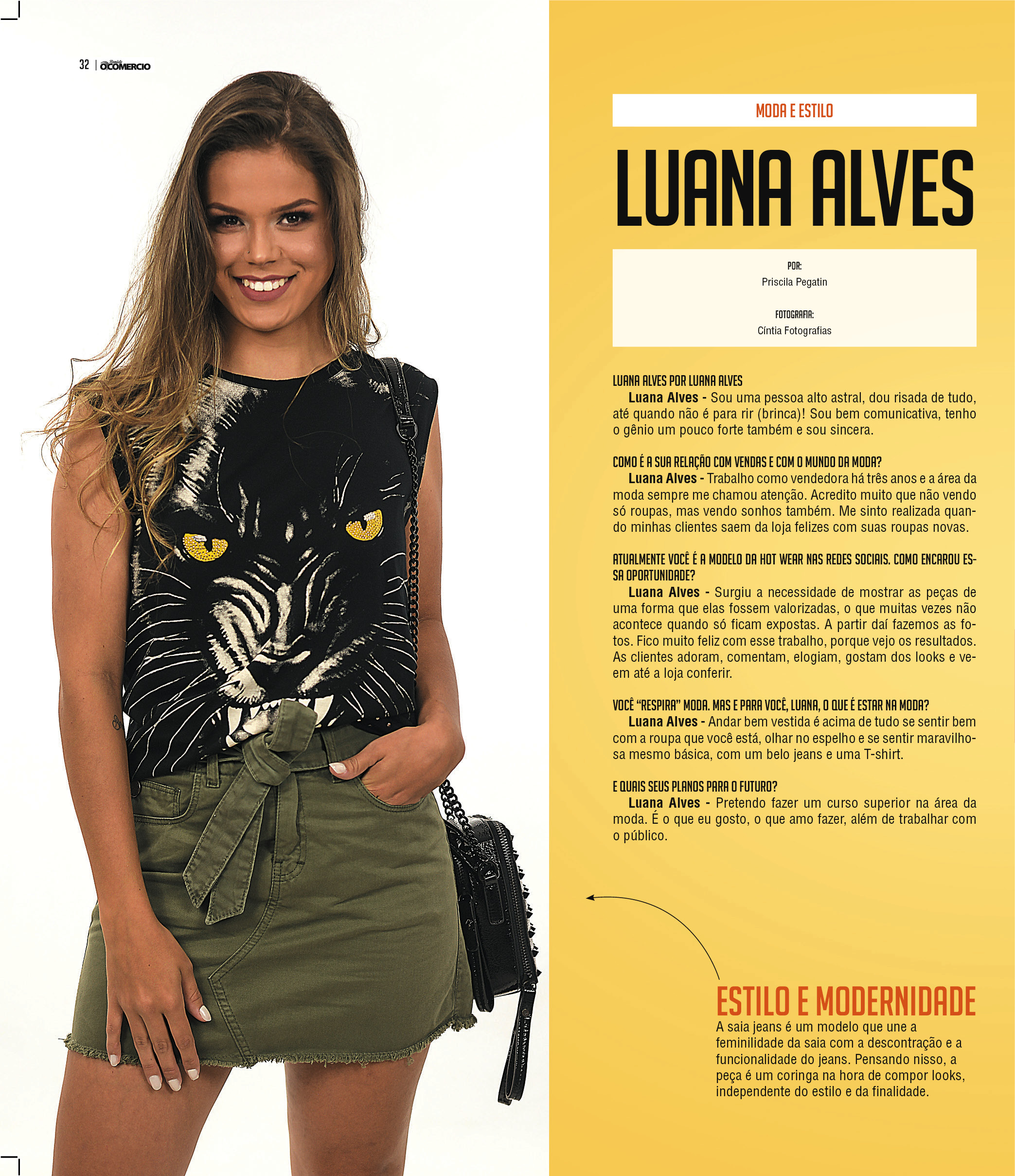 Ensaio de dezembro: Luana Alves | REVISTA O COMÉRCIO